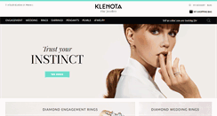 Desktop Screenshot of klenota.com