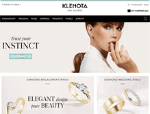 Tablet Screenshot of klenota.com